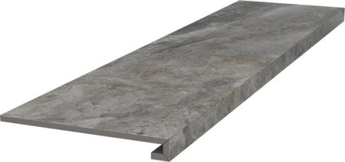 Ступень клееная Гриджио серый обрезной 33x119,5x0,9