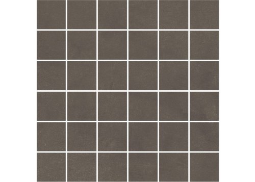 Декор Про Чементо мозаичный коричневый тёмный матовый 30x30x0,9