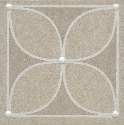 Вставка Туф бежевый светлый матовый 7,7x7,7x0,8