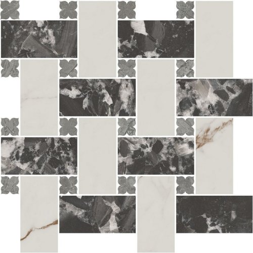 Декор Риальто 3 наборный матовый 43,5x43,5x0,9