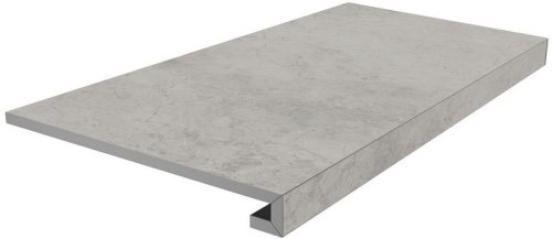 Ступень клееная Риальто серый светлый матовый 33x80x0,9