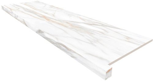 Подоконник угловой SM02 33х120 полир. с боковым выступом (левый)