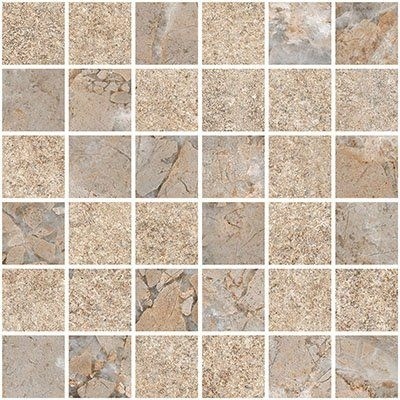 Мозаика Marble-Stone Терра Матовый-Лаппато Ректификат 5х5 30х30