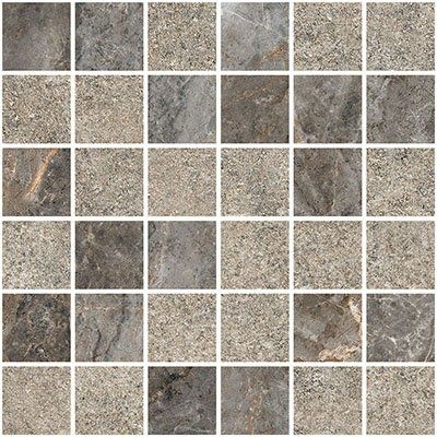 Мозаика Marble-Stone Тауп Матовый Лаппато Ректификат 5х5 30х30