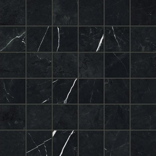 Forte Dei Marmi Elegant Black Mosaic Lap  30×30