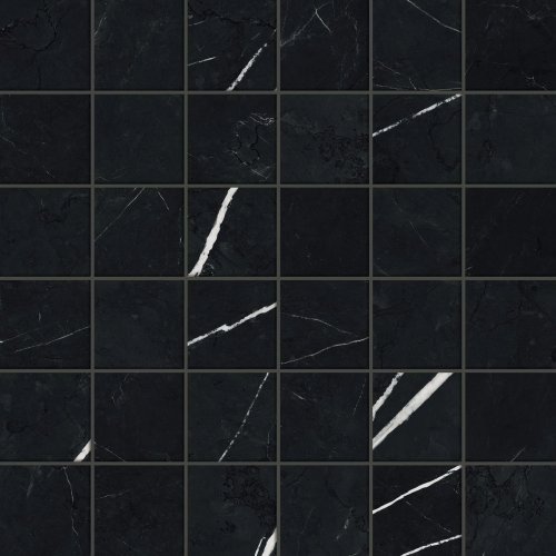 Forte Dei Marmi Elegant Black Mosaic  30×30