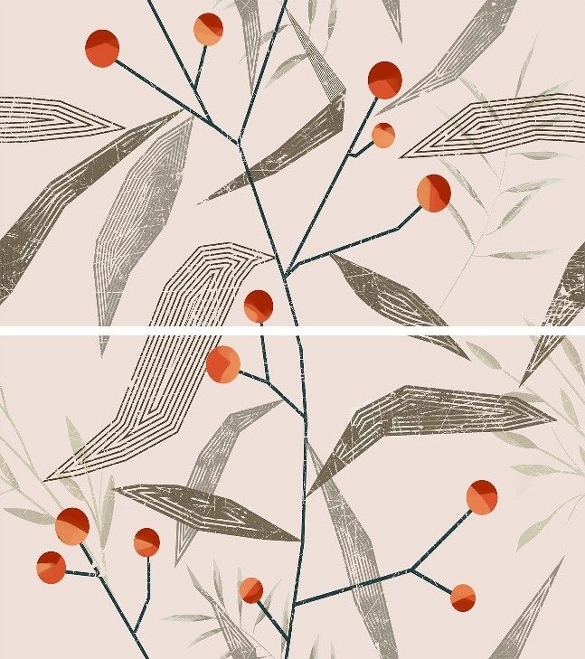 Seventies Bell (компл. из 2-х штук) 60×60