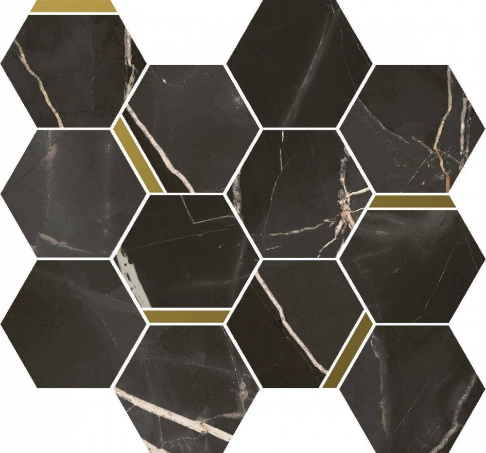 Stellaris Absolut Black Mosaico Chic  28.3×32.8
