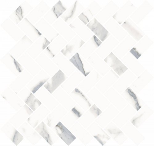 Stellaris Statuario White Mosaico Cross  31.5×29.7