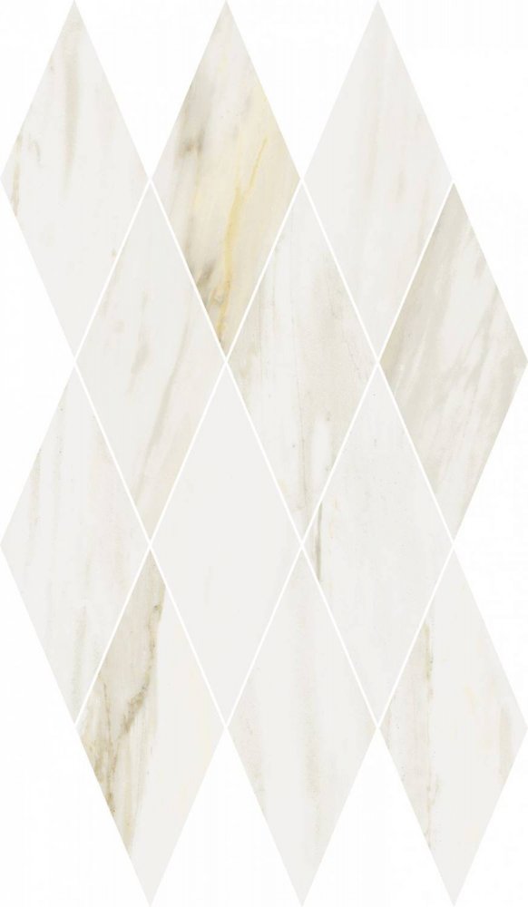 Stellaris Carrara Ivory Mosaico Diamond  28×48