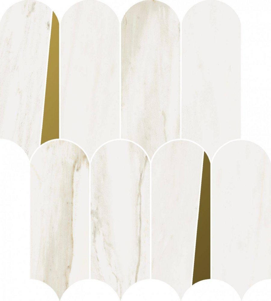 Stellaris Carrara Ivory Mosaico Elegant  32.5×36.1