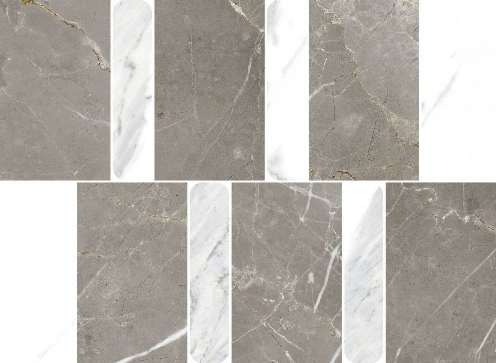 Stellaris Grey Mosaico Argan  36.8×26.9