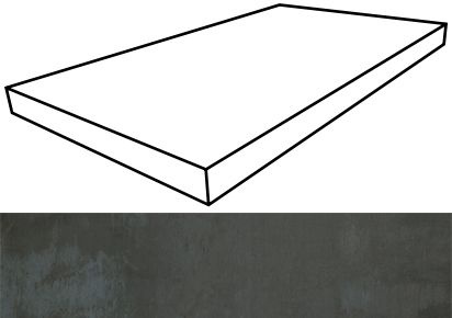 Surface Scalino Ang Sx Steel Nat Rett 33x60