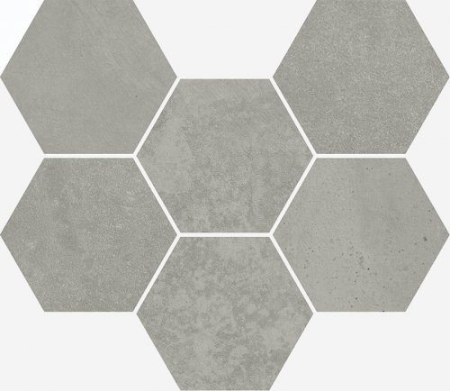 Terraviva Mosaico Hexagon Grey 25x29