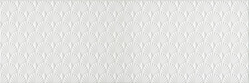 Гарса Структура Белый Матовый Обрезной 25х75