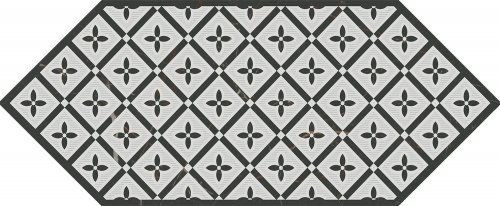 Декор Келуш 5 Черно-Белый 14х34