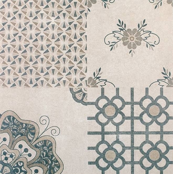 Королевская Дорога Орнамент Беж Обрезной 9мм 60×60