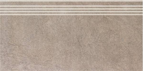 Ступень Королевская Дорога Коричневый Светлый Обрезной 9мм  30×60