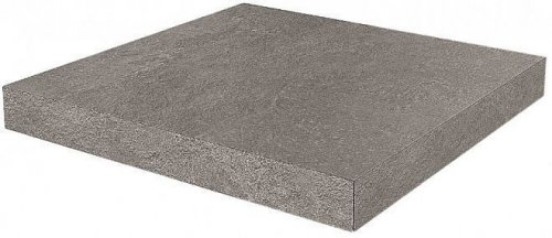 Ступень Про Стоун угловая клееная универсальная серый темный 33x33