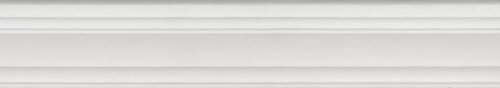 Бордюр Багет Синтра Белый Матовый Обрезной 40х7,3