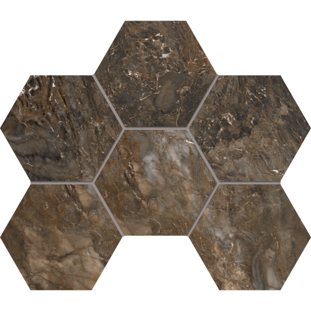 Мозаика BR04 Hexagon 25x28,5 непол.