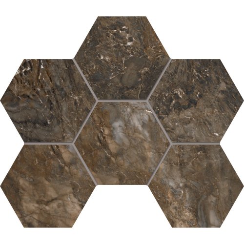 Мозаика BR04 Hexagon 25x28,5 непол.
