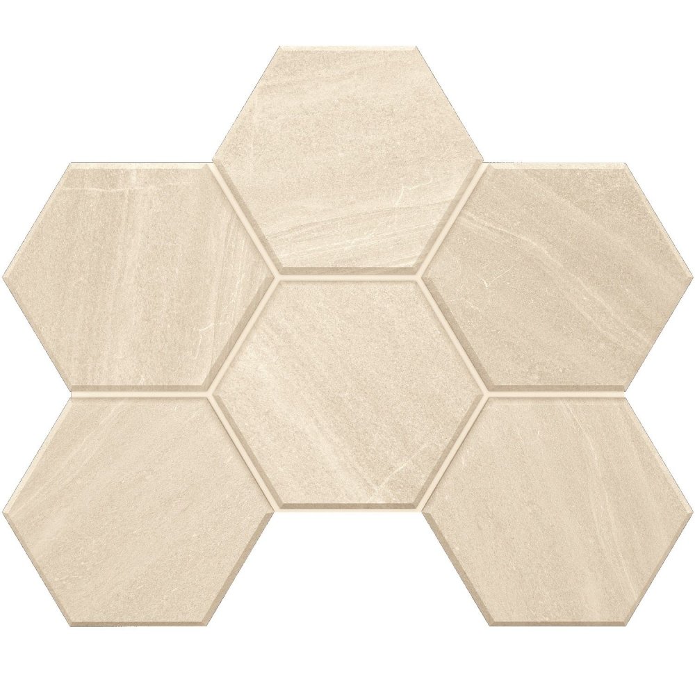 Мозаика GB01 Hexagon 25x28,5 непол.