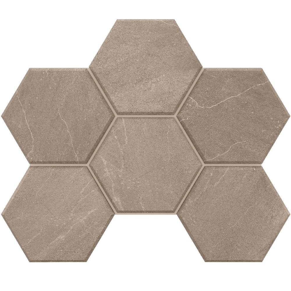 Мозаика GB02 Hexagon 25x28,5 непол.