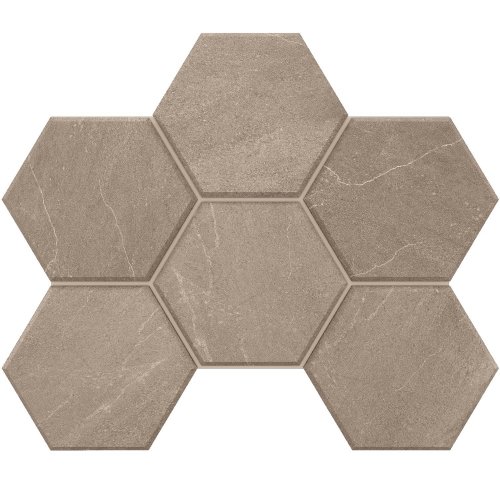 Мозаика GB02 Hexagon 25x28,5 непол.