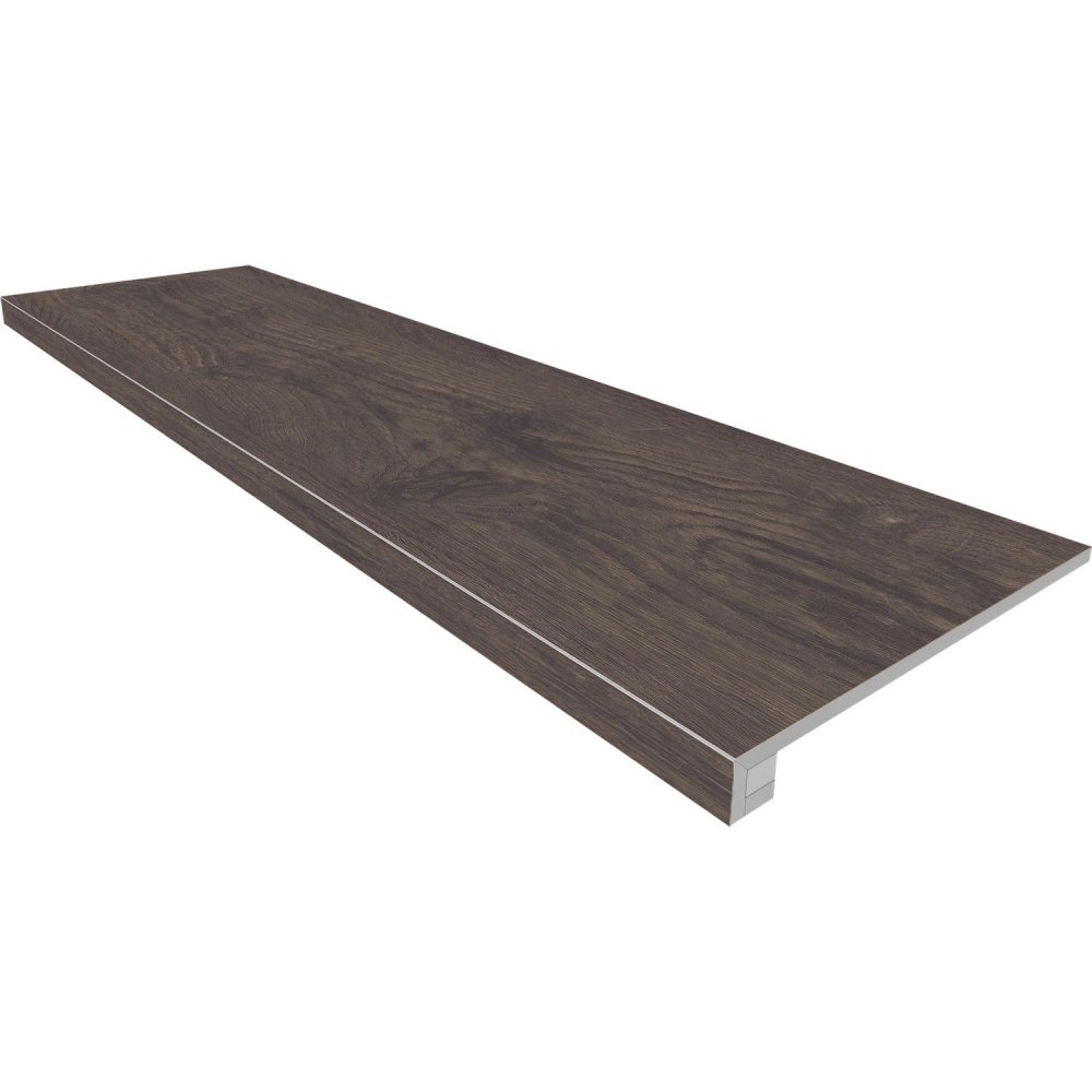 Комплект (Ступень SI04 (33x120) непол. (прямоугол. бортик) без насечек + Подступенок (14,5x120))